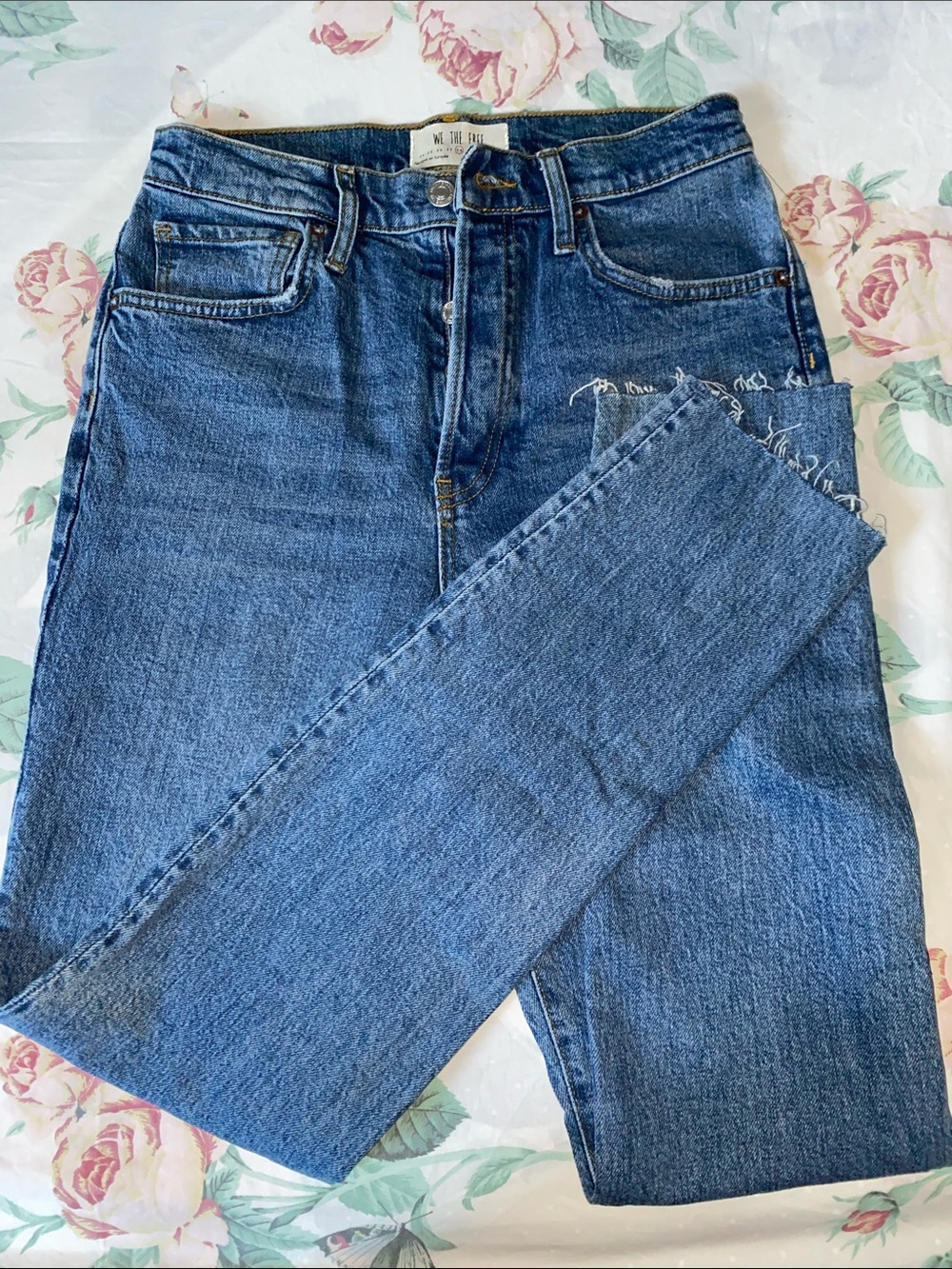 WE THE FREE Classic High-Rise Blue Women’s Jeans